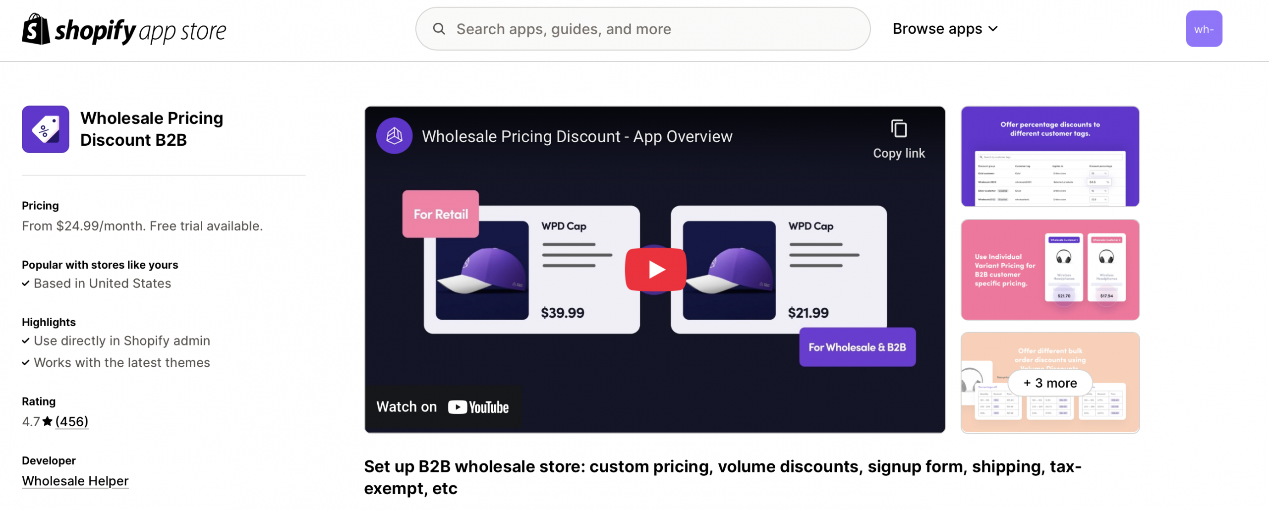 Wholesale on shopify without Shopify Plus